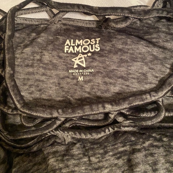 Almost Famous Black Women's Top. Size Medium - Picture 3 of 5